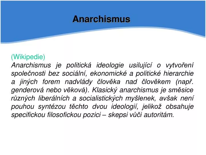 anarchismus