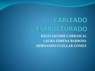 cableado estructurado