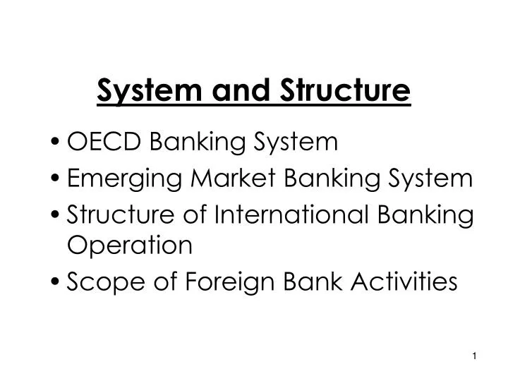 system and structure