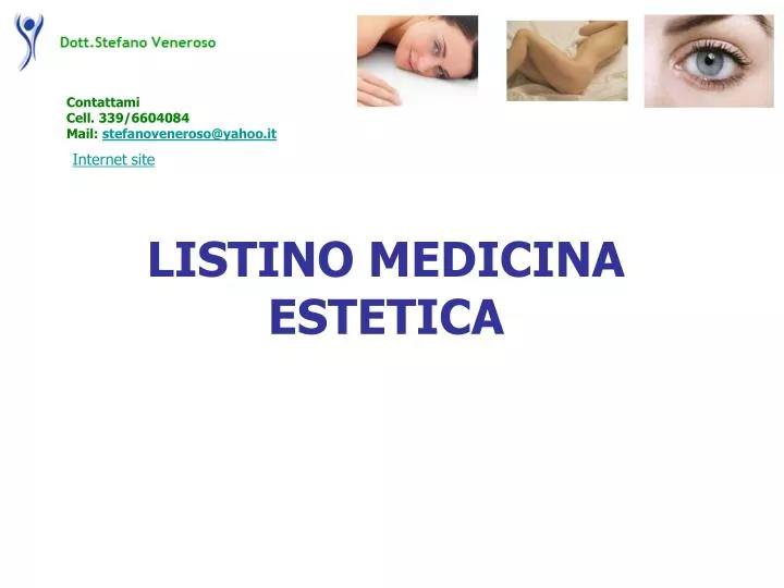 listino medicina estetica