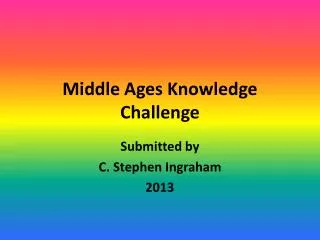 Middle Ages Knowledge Challenge