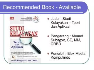 Recommended Book - Available