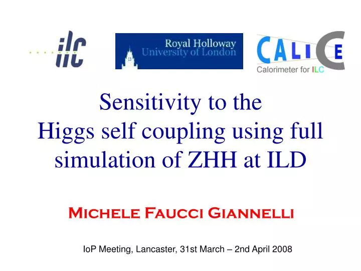 sensitivity to the higgs self coupling using full simulation of zhh at ild