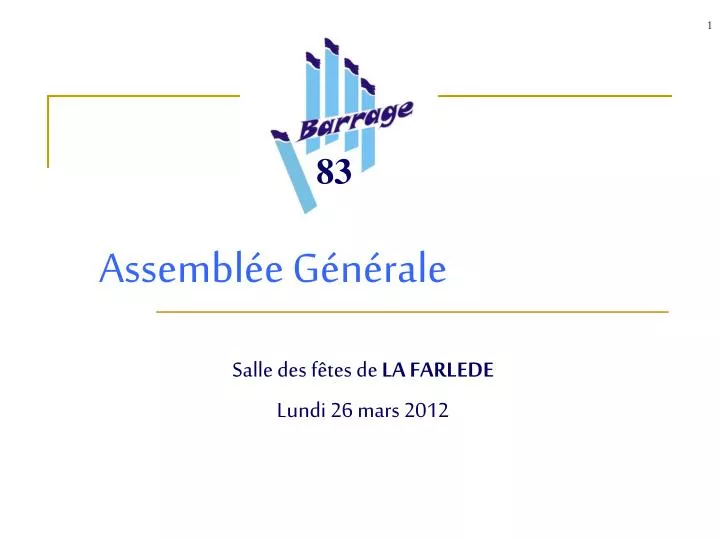 assembl e g n rale