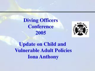 Diving Officers Conference 2005