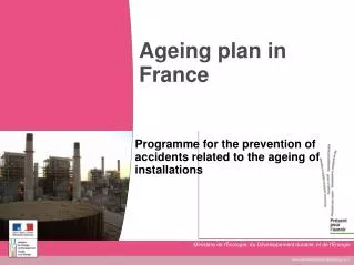 Ageing plan in France
