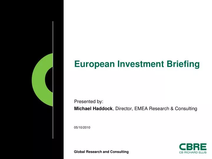 european investment briefing
