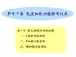 第十五章 免疫细胞功能检测技术 - slide 1