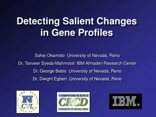 Detecting Salient Changes in Gene Profiles