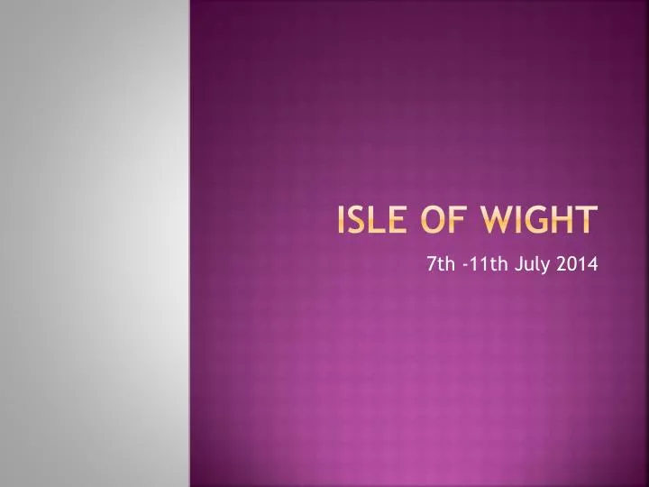 isle of wight