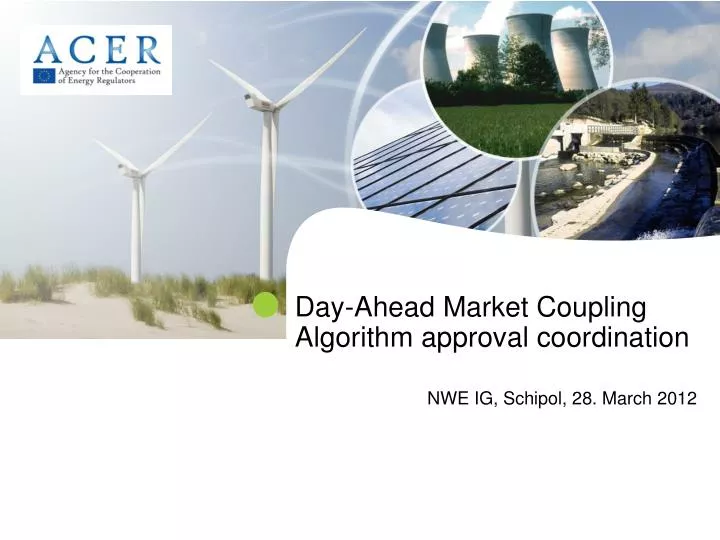 day ahead market coupling algorithm approval coordination