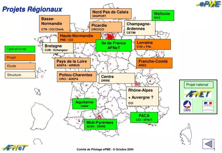 projets r gionaux