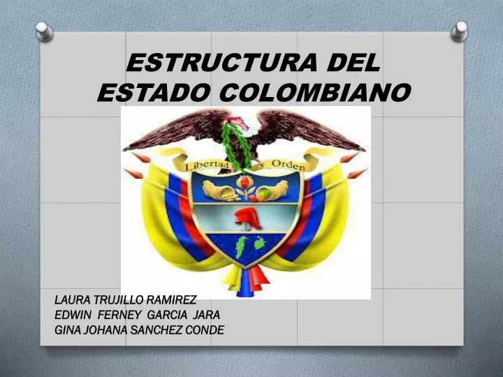 estructura del estado colombiano