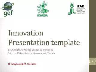 Innovation Presentation template