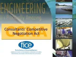 Consultants’ Competitive Negotiation Act