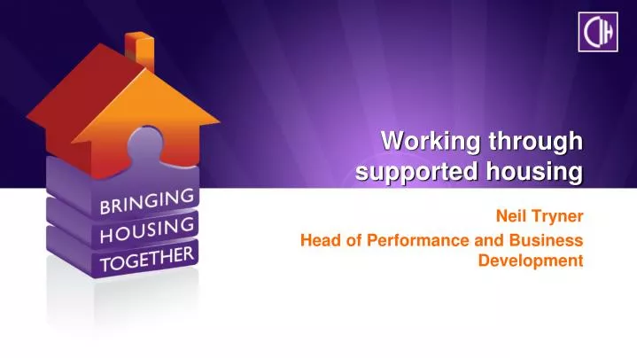 working through supported housing