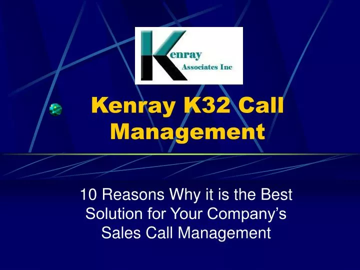 kenray k32 call management