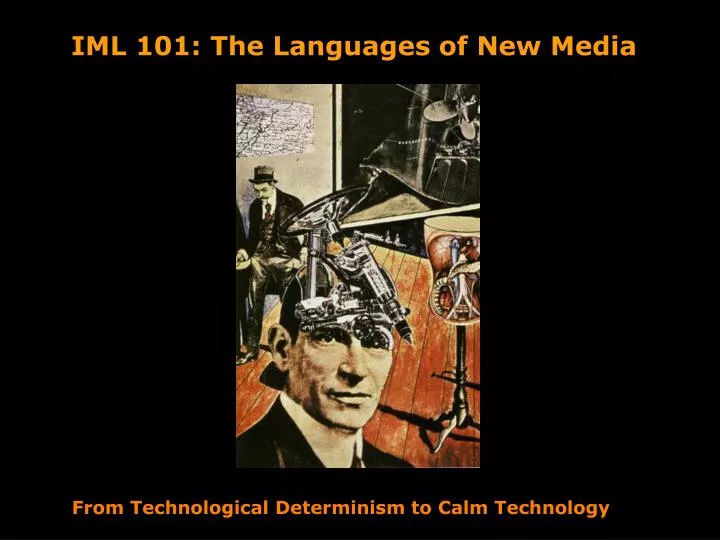 from technological determinism to calm technology