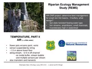 Riparian Ecology Management Study (REMS)