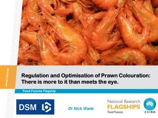 Regulation and Optimisation of Prawn Colouration: There is more to it than meets the eye.