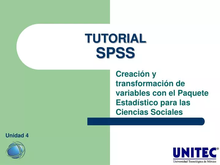 spss tutorial powerpoint presentation