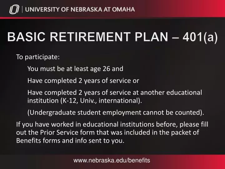 basic retirement plan 401 a
