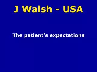 J Walsh - USA