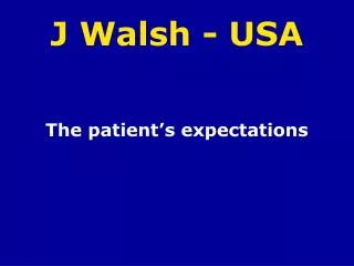 j walsh usa