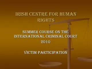 Irish Centre for Human Rights