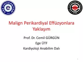 malign perikardiyal eff zyonlara yakla m