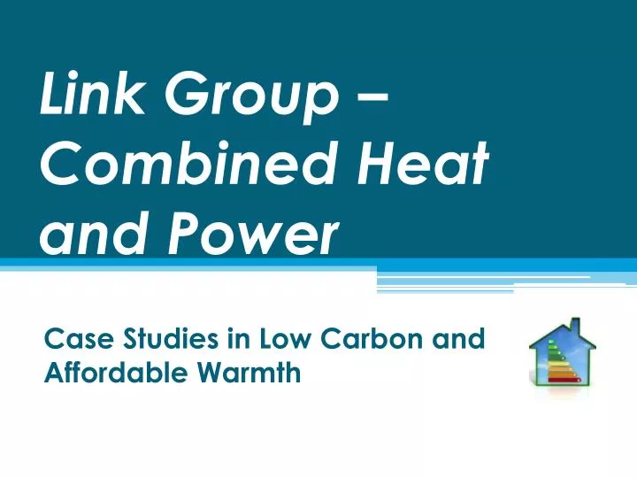 link group combined heat and power