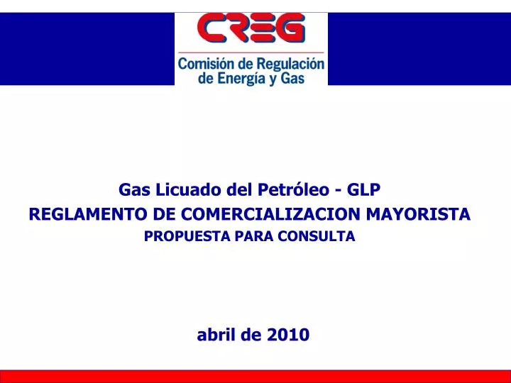 gas licuado del petr leo glp reglamento de comercializacion mayorista propuesta para consulta