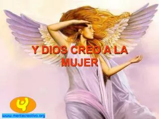 y dios creo a la mujer