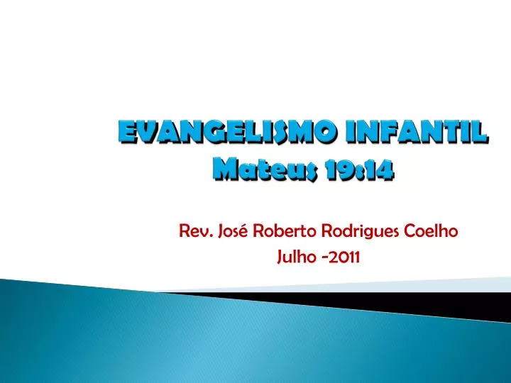 evangelismo infantil mateus 19 14