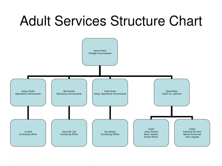 adult services structure chart