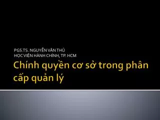 pgs ts nguy n v n th h c vi n h nh ch nh tp hcm
