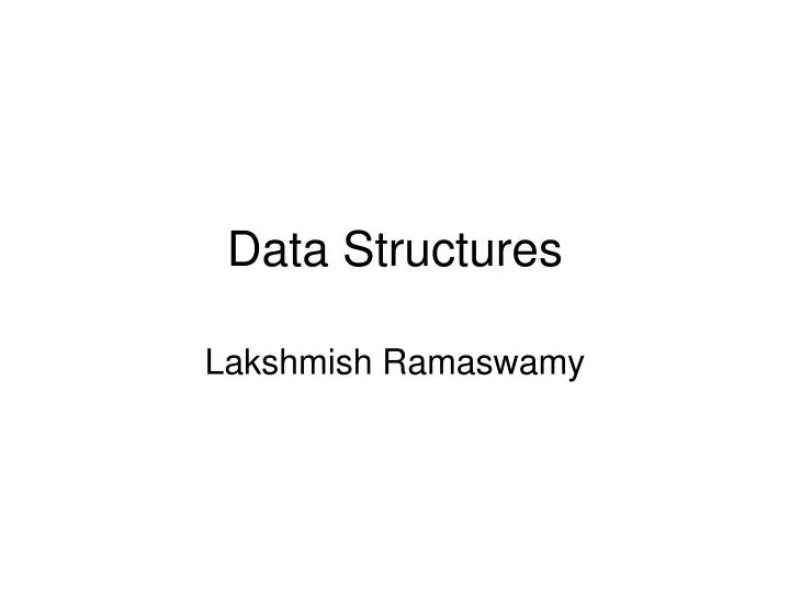 data structures