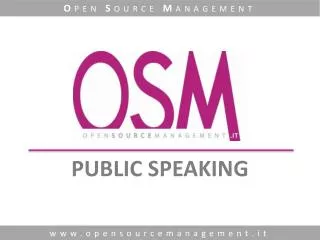 public speaking