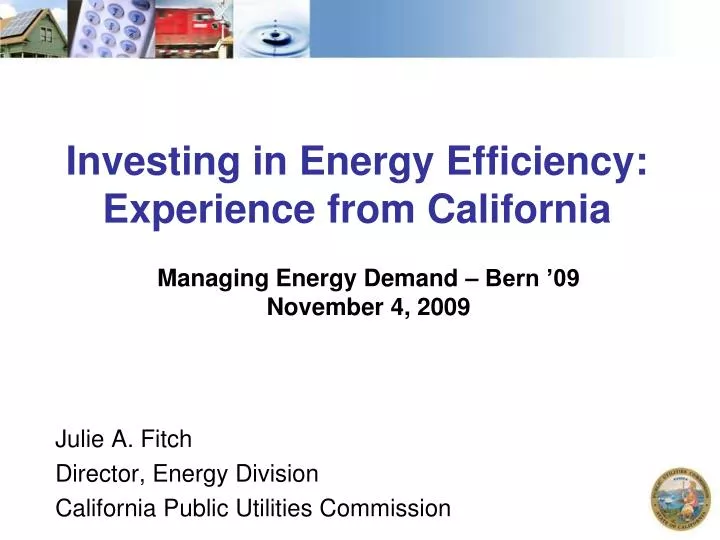 investing in energy efficiency experience from california