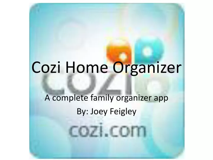 cozi home organizer