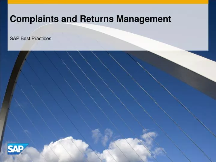 complaints and returns management