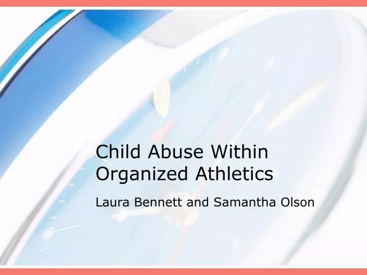 child abuse within organized athletics