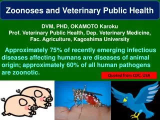 Zoonoses and Veterinary Public Health