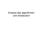 Analyse des algorithmes: une introduction - slide 1