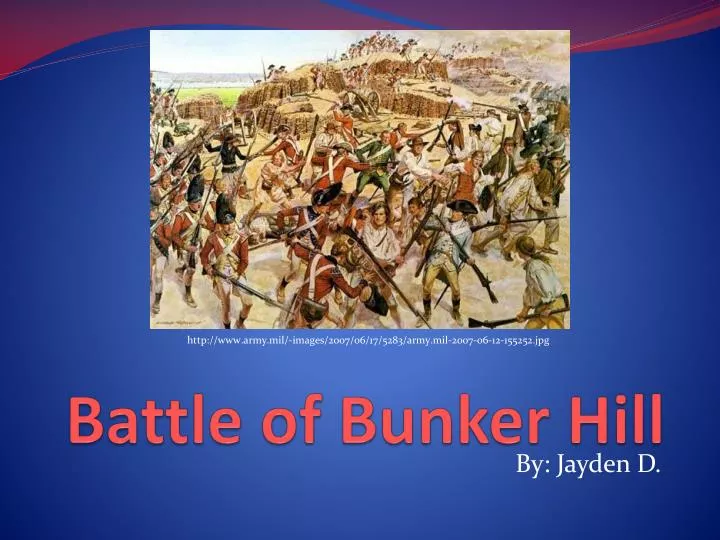 battle of bunker hill
