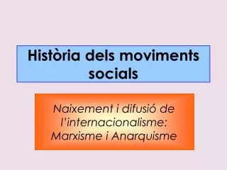 hist ria dels moviments socials