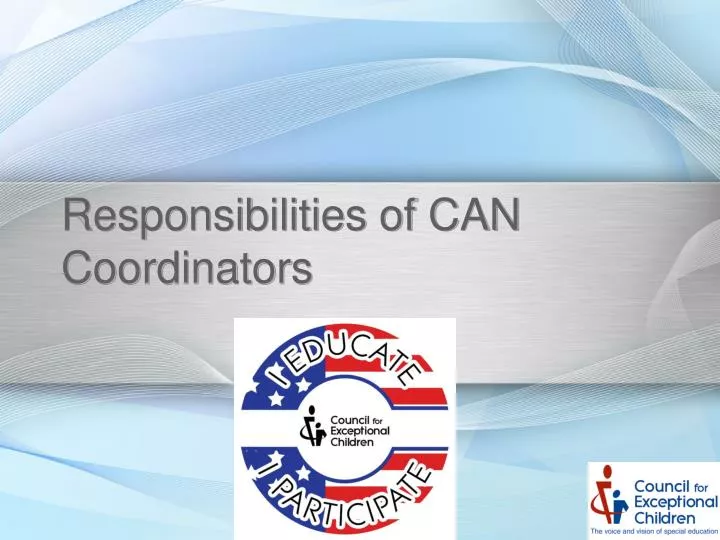 responsibilities of can coordinators