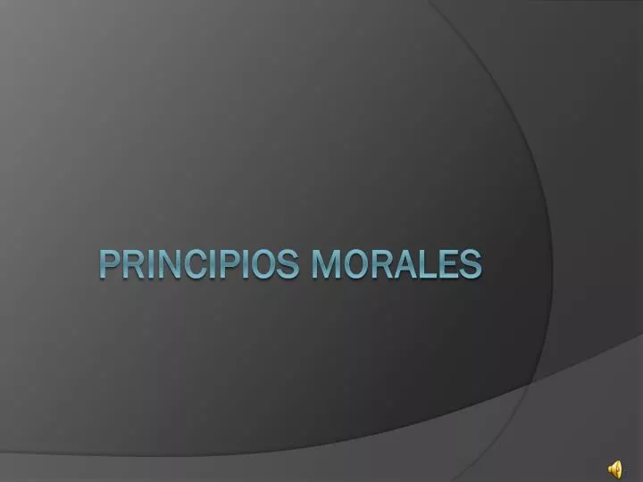 principios morales