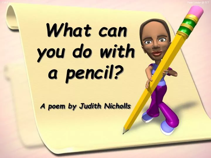 what can you do with a pencil