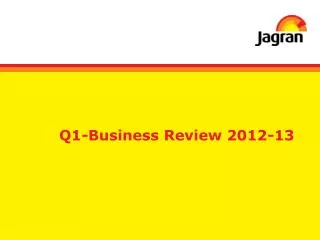 Q1-Business Review 2012-13